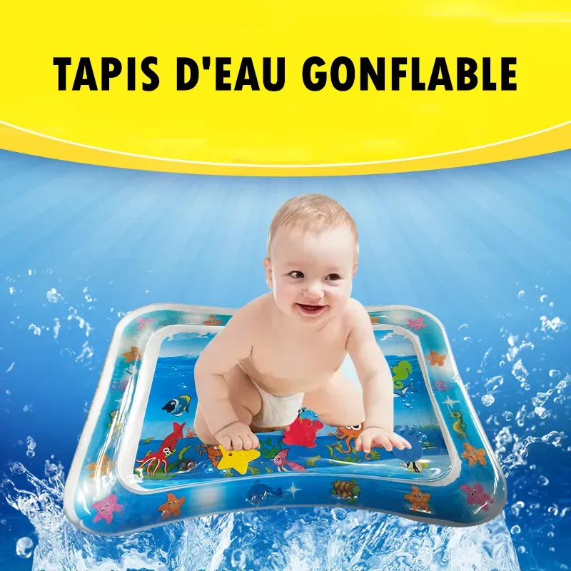 Tapis d'eau gonflable pour bebe | البساط المائي للأطفال