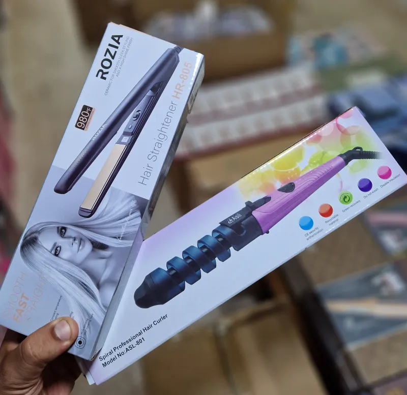  Pack Lisseur + Boucleur la marque ROZIA Super Qualité